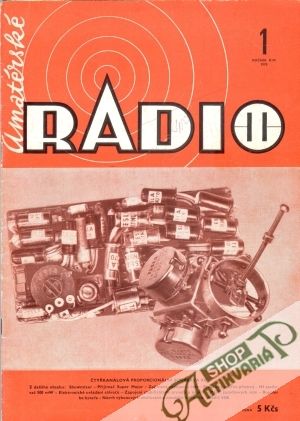 Obal knihy Amatérské radio 1/1970