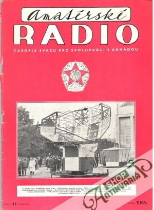 Obal knihy Amatérské radio 11/1956