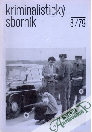 Obal knihy Kriminalistický sborník 8/1979