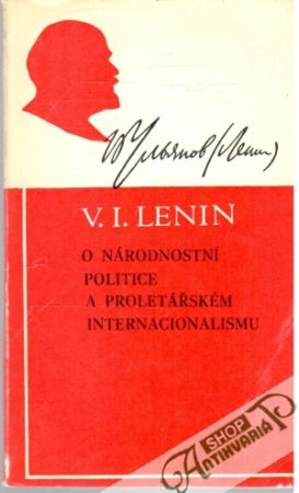 Obal knihy O národnostní politice a proletářském internacionalismu