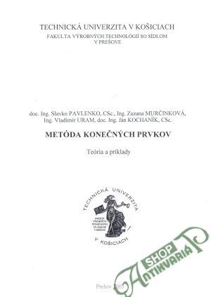 Metóda konečných prvkov - Pavlenko, Murčinková, Uram, Kochaník