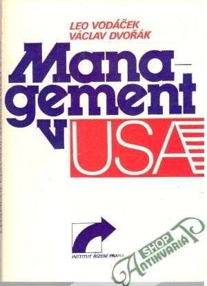 Obal knihy Management v USA