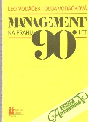 Obal knihy Management na prahu 90. let