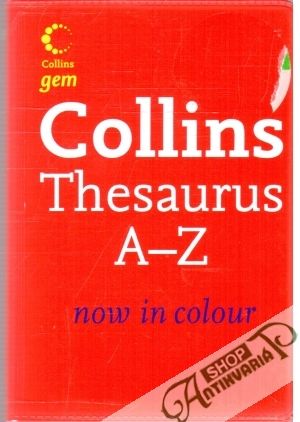 Obal knihy Collins Thesaurus A-Z - now in colour