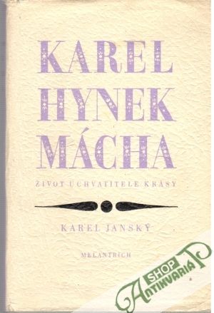 Obal knihy Karel Hynek Mácha