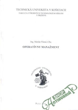 Operatívny manažment - Flimel Marián