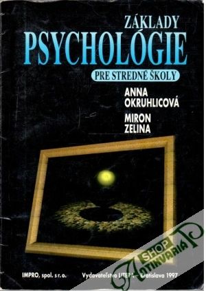 Obal knihy Základy psychológie pre stredné školy