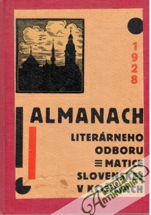 Obal knihy Almanach literárneho odboru matice slovenskej v Košiciach 1928