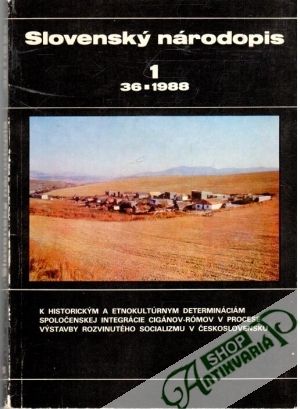 Obal knihy Slovenský národopis 36/1988 - 1