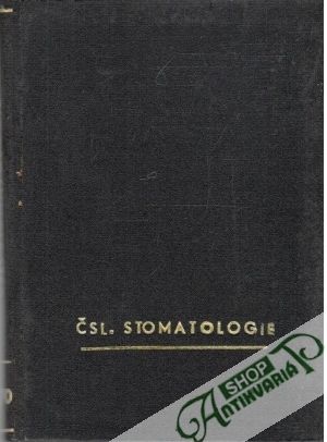 Obal knihy Československá stomatologie ročník 1970