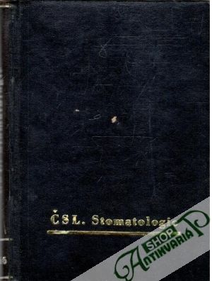Obal knihy Československá stomatologie ročník 1966