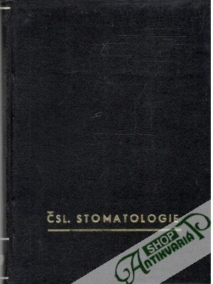 Obal knihy Československá stomatologie ročník 1969