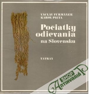 Obal knihy Počiatky odievania na Slovensku