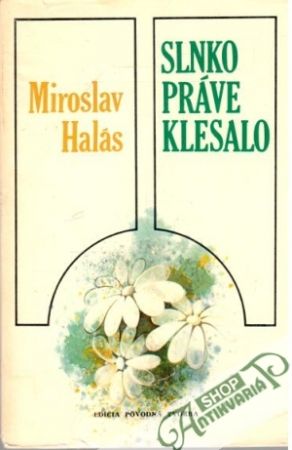 Obal knihy Slnko práve klesalo