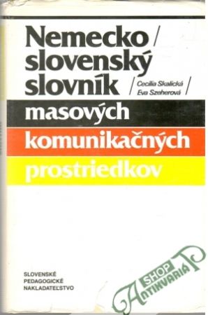 Obal knihy Nemecko - slovenský slovník masových komunikačných prostriedkov