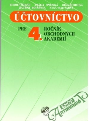 Obal knihy Účtovníctvo pre 4. ročník obchodných akadémií