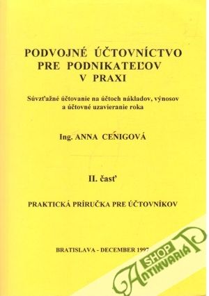 Obal knihy Podvojné účtovníctvo pre podnikateľov v praxi