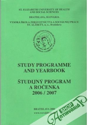 Obal knihy Študijný program a ročenka 2006/2007