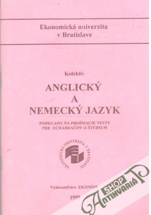 Obal knihy Anglický a nemecký jazyk