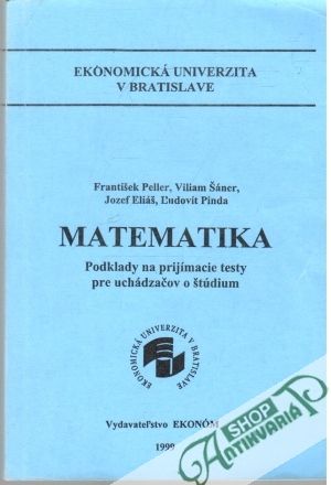Obal knihy Matematika
