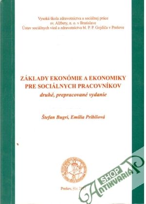 Obal knihy Základy ekonómie a ekonomiky pre sociálnych pracovníkov