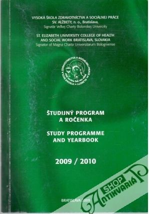 Obal knihy Študijný program a ročenka 2009/2010