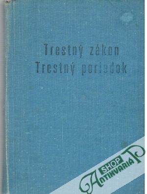 Obal knihy Trestný zákon, Trestný poriadok