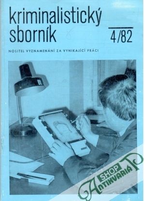 Obal knihy Kriminalistický sborník 4/1982