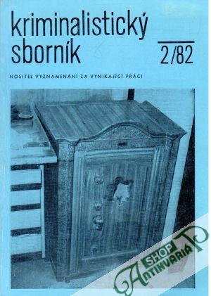Obal knihy Kriminalistický sborník 2/1982