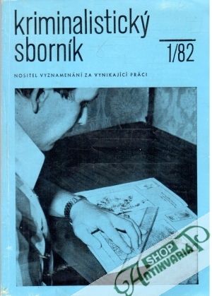 Obal knihy Kriminalistický sborník 1/1982