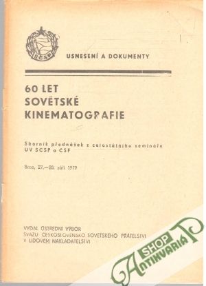 Obal knihy 60 let sovětské kinematografie