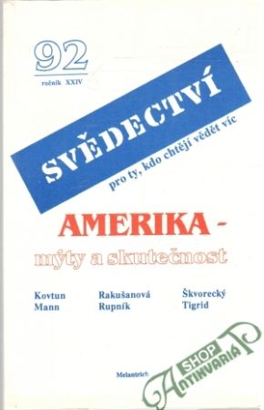 Obal knihy Svědectví  - pro ty, kdo chtejí vědět víc 