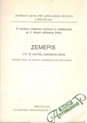 Obal knihy Zemepis v 5.-8. ročníku základnej školy