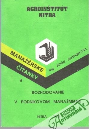 Obal knihy Rozhodovanie v podnikovom manažmente