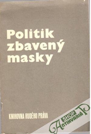 Obal knihy Politik zbavený masky