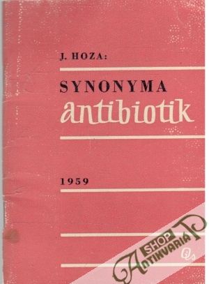 Obal knihy Synonyma antibiotik