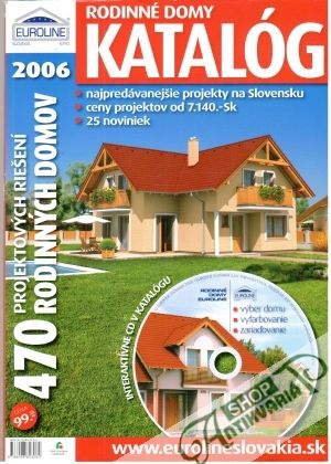 Obal knihy Katalóg projektových riešení rodinných domov 2006