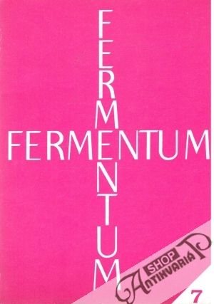 Obal knihy Fermentum 7/1998