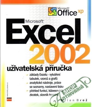 Obal knihy Microsoft Excel 2002 - uživatelská příručka