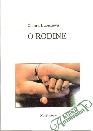 Obal knihy O rodine
