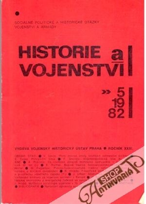 Obal knihy Historie a vojenství 5/1982