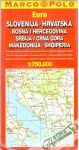 Kolektív autorov - Slovenija - Hrvatska, Bosna i Hercegovina, Srbija i Crna Gora, Makedonija - Shqiperia 