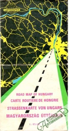 Obal knihy Road Map of Hungary