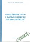 Čanády Bruno a kolektív autorov - Súbor učebných textov k overovaniu osobitnej odbornej spôsobilosti