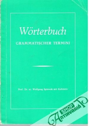 Obal knihy Wörterbuch - Grammatischer Termini