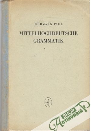 Obal knihy Mittelhochdeutsche Grammatik