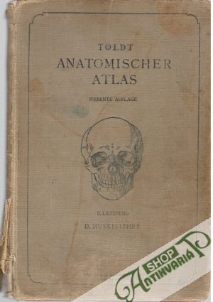 Obal knihy Toldt Anatomischer Atlas III.