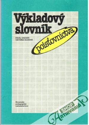 Obal knihy Výkladový slovník poisťovníctva 