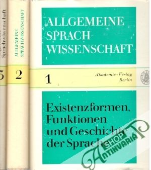 Obal knihy Allgemeine Sprachwissenschaft 1., 2., 3.