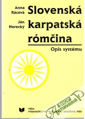 Obal knihy Slovenská karpatská rómčina